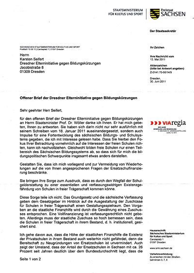 Offener Brief An Staatsminister Wöller
